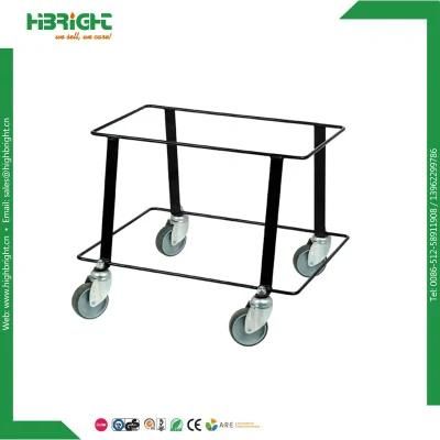 Supermarket Wire Shopping Basket Stacking Stand