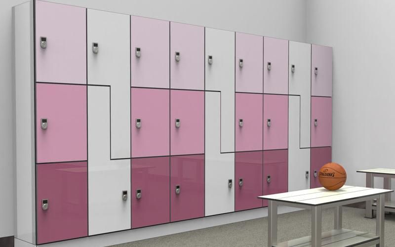 Good Quality Water Resistant Professional High Pressure Laminate Hospital Best Price Gym Washroom Changing Room HPL Locker/