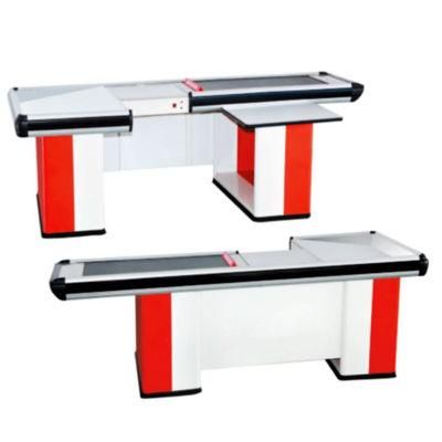 Integrated Electric Checkout Counter, Retail Shop Cashier Checkout Counters for Supermarket