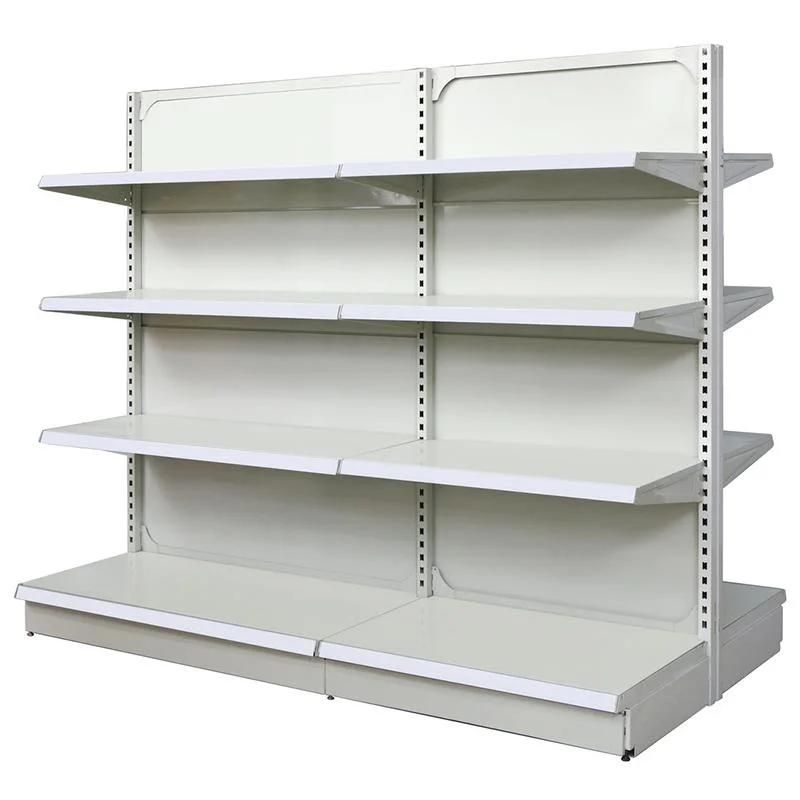 Retail Shop Shelving Display Steel Rack Supermarket Shelf Advertising Gondola