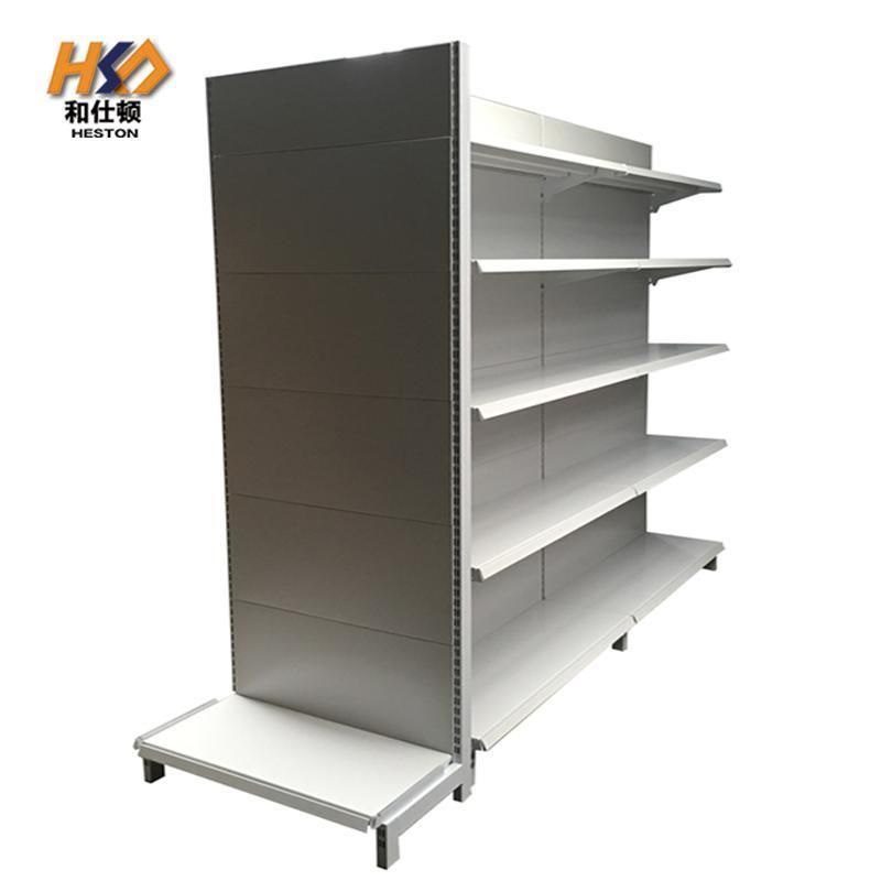 Metal Gondola Used in Supermarket Shelf Display for Store Retail