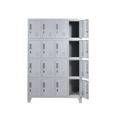 Customize Modern Steel Bedroom Furniture Lockable Standing Legs Clothes Storage Metal Steel Locker