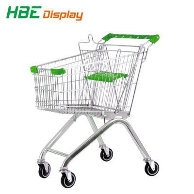 Wholesale Grocery Supermarket European Style Shopping Trolley Cart