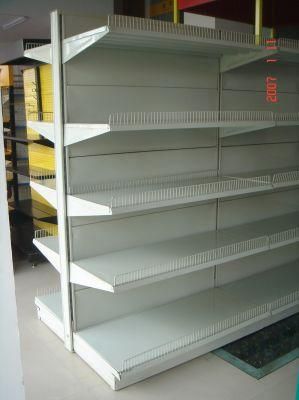 Metallic Material Double Sided Supermarket Equipment Storage Shelf