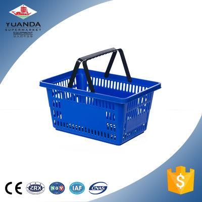 25 Liter Double Handle Plastic Supermarket Shopping Basket