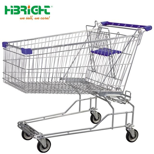 Large Metal Supermarket Shopping Cart Trolley