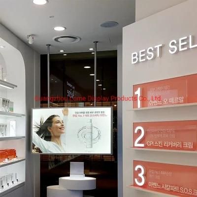 Counter Skincare Kiosk Decorative Furniture Cosmetic Shop Fitting Display Showcase