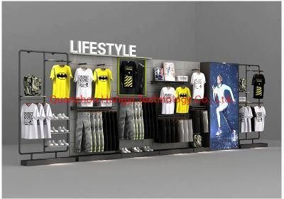 China Wholesale Sports Shop Interior Design Sport Shoe Display Rack Sport Display Stand