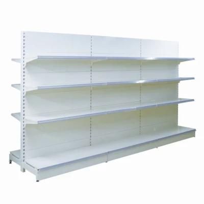 Double Sided Supermarket Steel Storage Gondola Shelf System