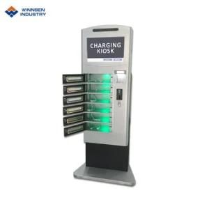 Remote Control Advertising Mobile Phone Charger Locker with 19 Inch LCD