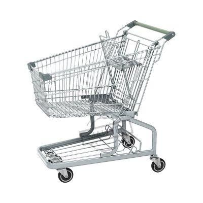 Useful Supermarket Shopping Galvanized German Cart