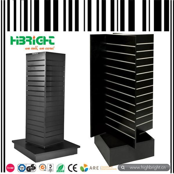 Popular Modern Wooden Display Rack Stands for Slat Hooks