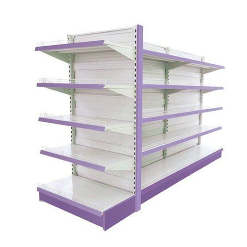 Punch Board Grocery Shelf Various Styles Gondola Shelving