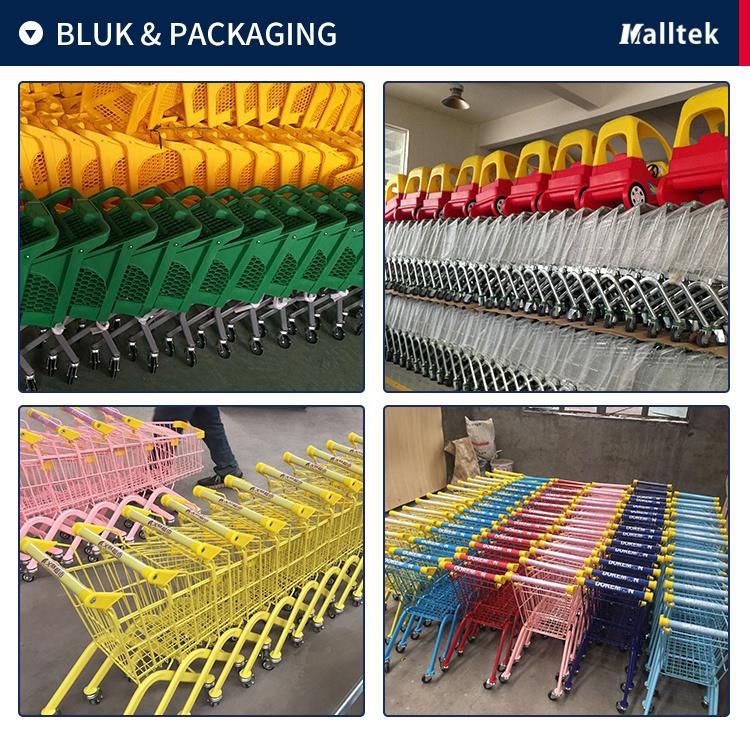 Wholesale Steel Material Small Size Shopping Trolley for Kids