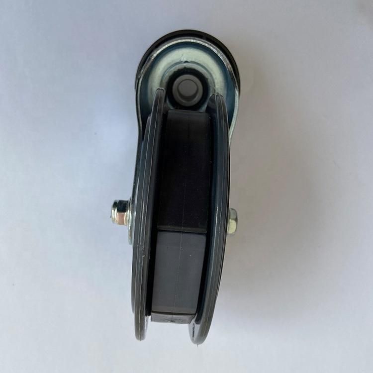 PU Shopping Trolley Cart Elevator Caster Wheel with 4 Inch