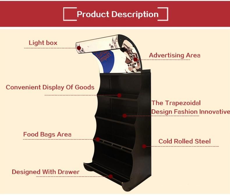 Manufacturer Promotion Food Container Used Supermarket Shelf