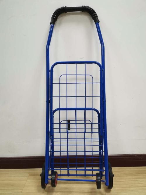 21L Steel Foldable Shopping Trolley Cart