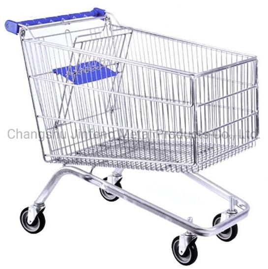 Supermarket and Shopping Mall Equipment Metal Trolleys Shopping Carts