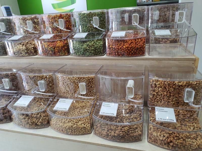 Bulk Food Powder Nuts Dried Fruit Grain Container
