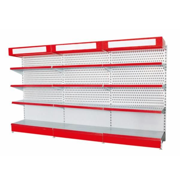 Single Sided Punch Hole Back Panel Shelf with Light Box