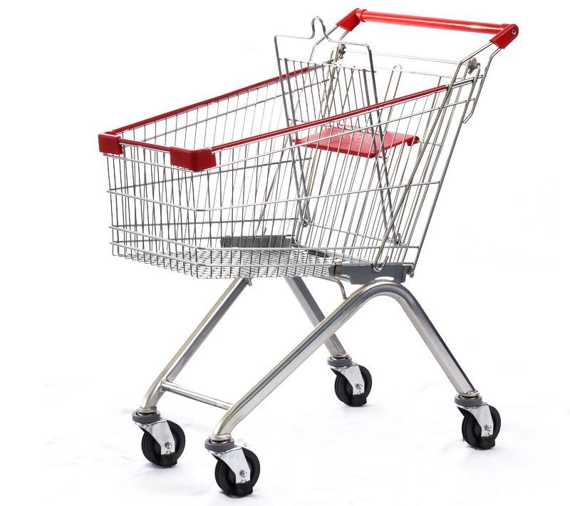 New Design Store Storage Shopping Folding Trolley Supermarket Cart
