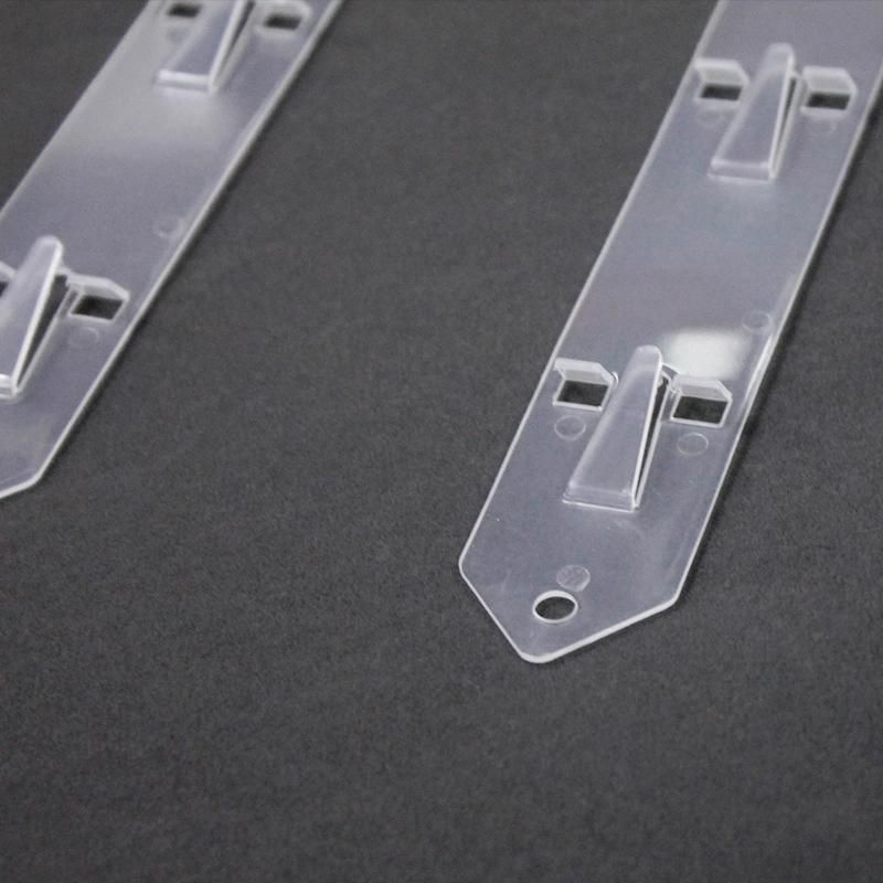 Factory Price Supermarket Clear Plastic Shelf Display Clip Strip