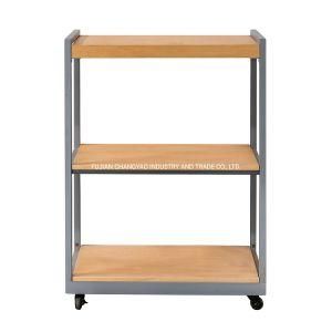 CY025-Removable Wood Office/Store/Restaurant/Warehouse/in-Store/Bakery Table Display Shelf