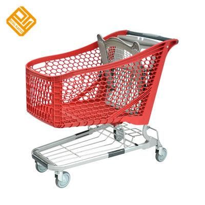 Plastic Shopping Trolley for Supermarket