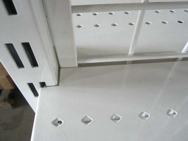 Supermarket Shelves with Wire Mesh Back Panel for Sale